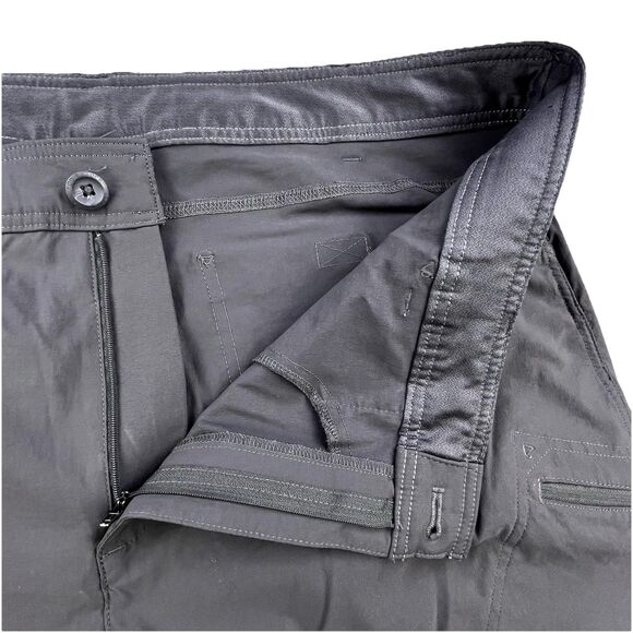 Eddie Bauer First Ascent Pants Mens 44x31 Gray Cargo Nylon Stretch Hiking - Picture 6 of 15